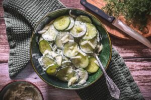 gurkensalat mit schmand