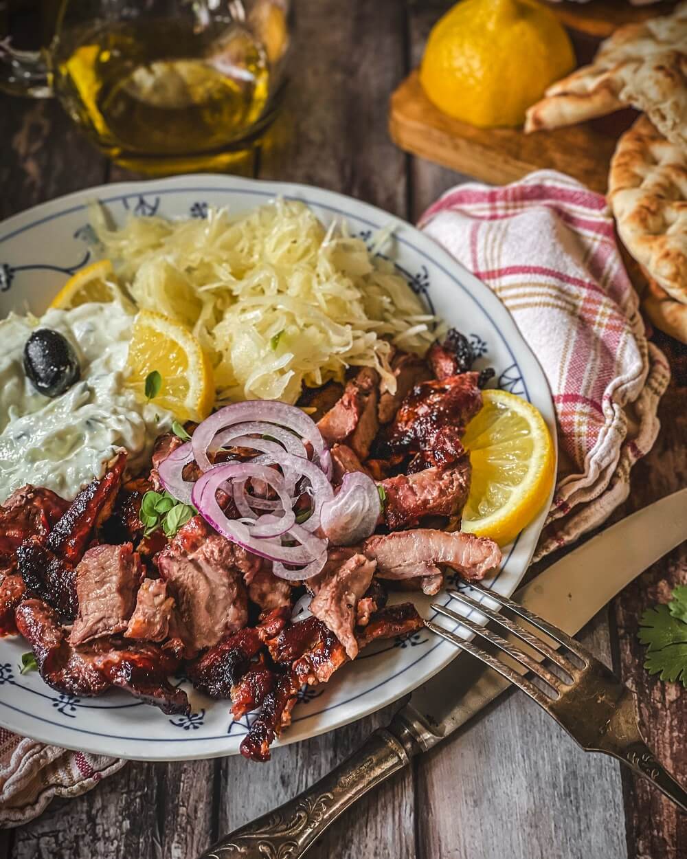 gyros mit tsatsiki