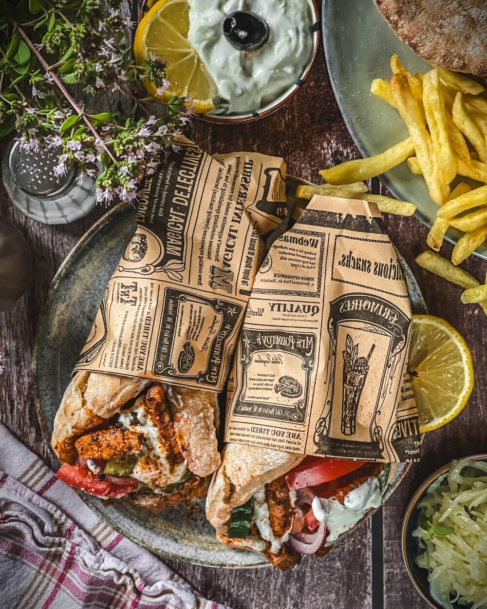 gyros pita selber machen