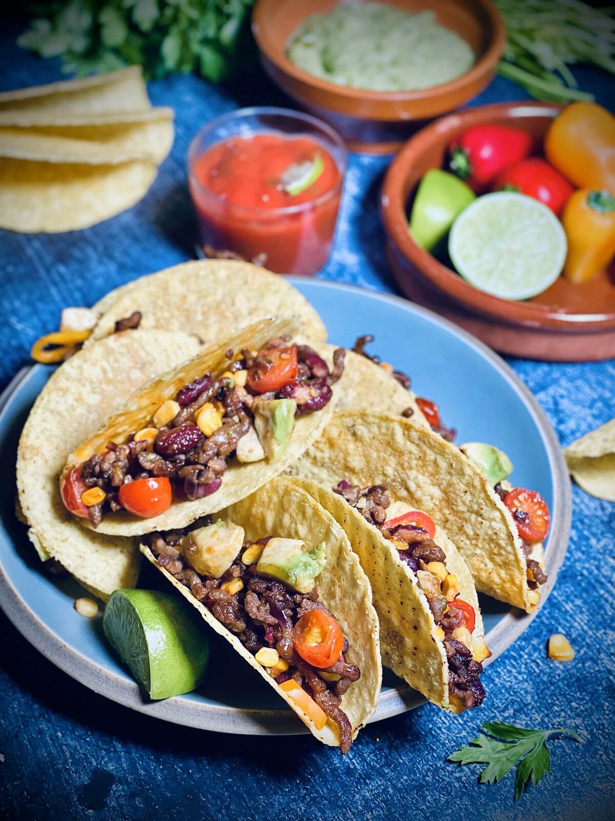 hackfleisch tacos