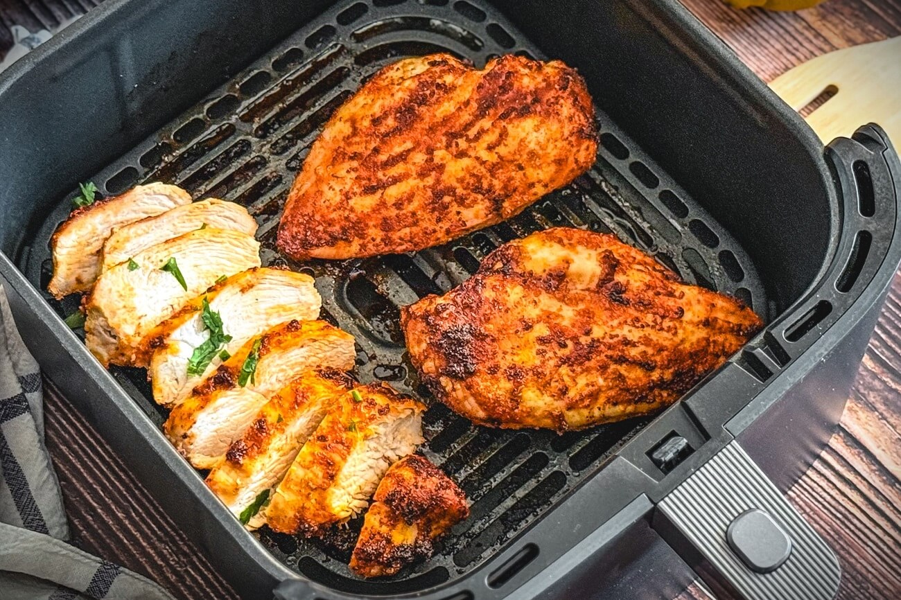 Hähnchenfilet aus der Heißluftfritteuse