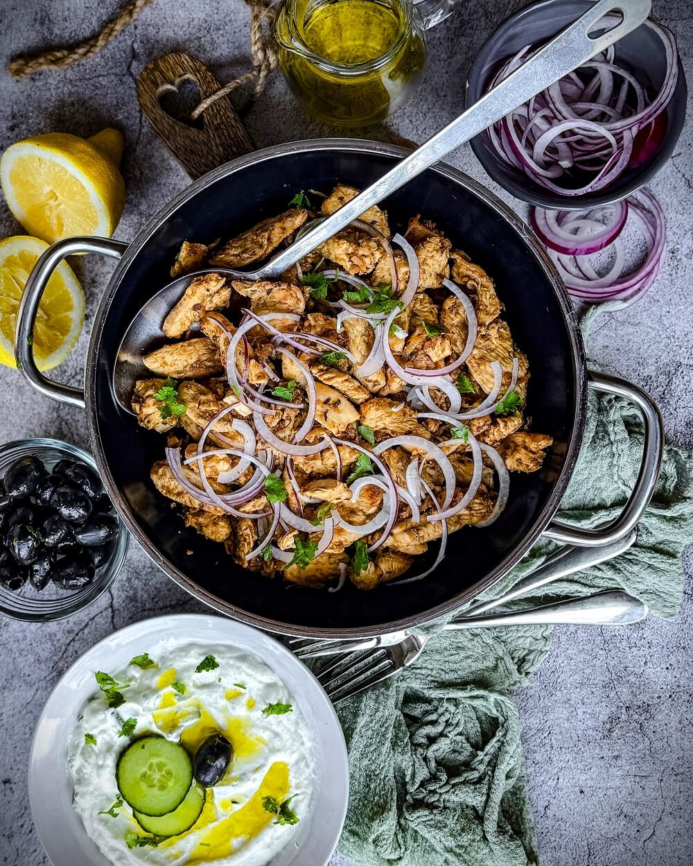 haehnchengyros rezept