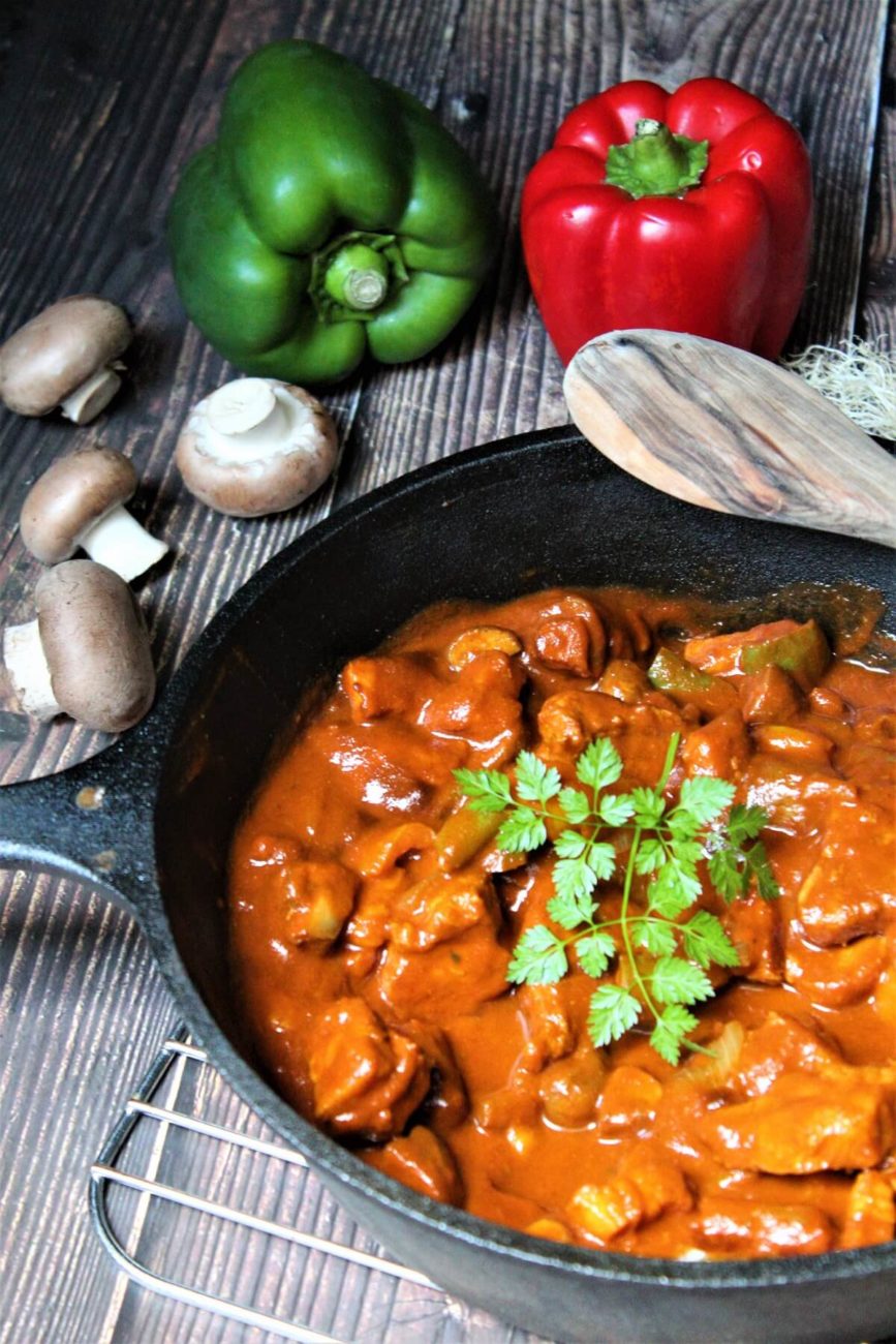 Schaschlik In Der Pfanne Braten Wie Lange Schaschlik Pfanne im Jäger Style