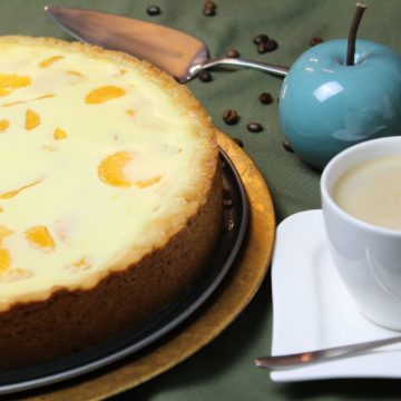 kaesekuchen mit mandarinen - die frau am grill