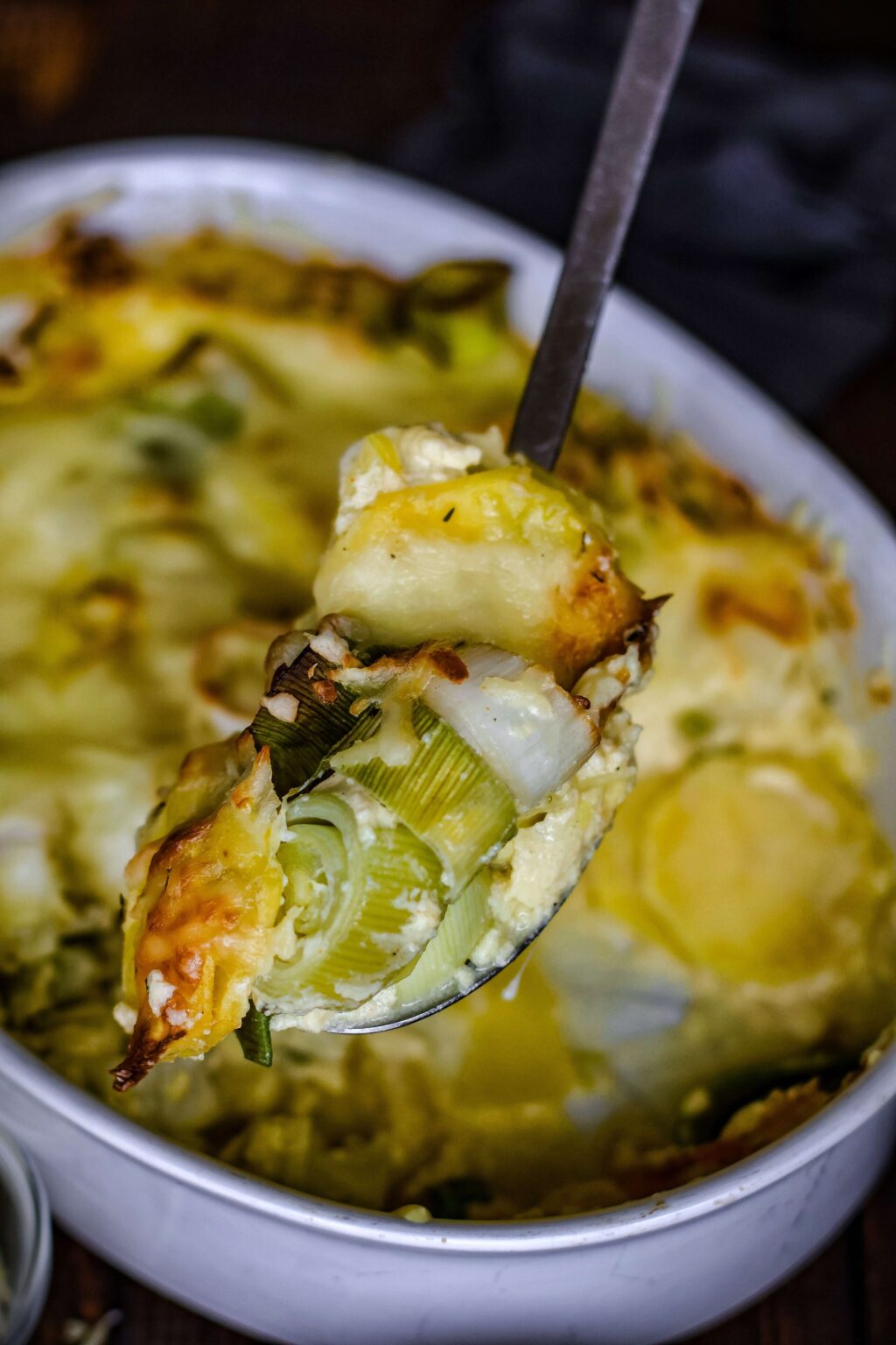 Kartoffel-Lauch-Auflauf | cremig &amp; schnell