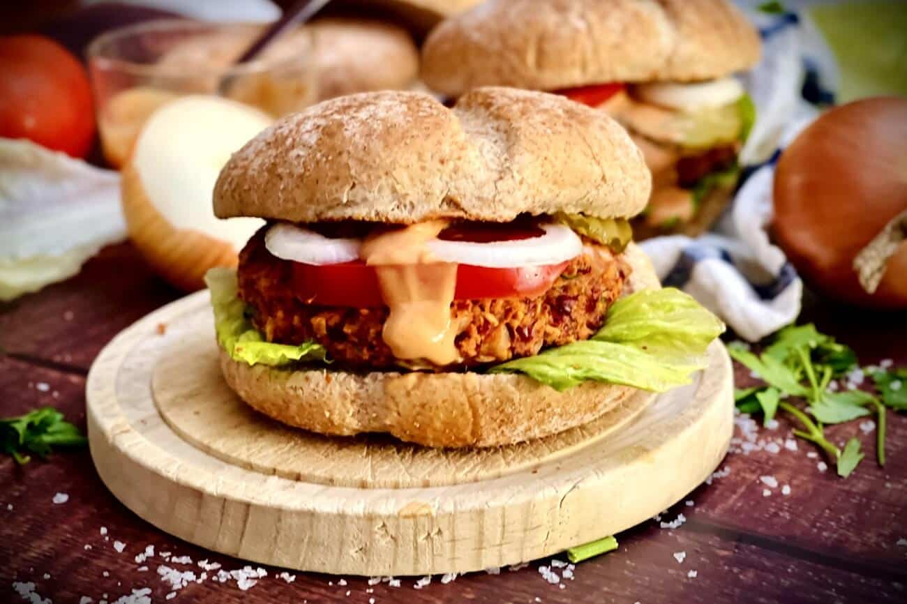 Kidneybohnen Burger | Vegetarischer Burger