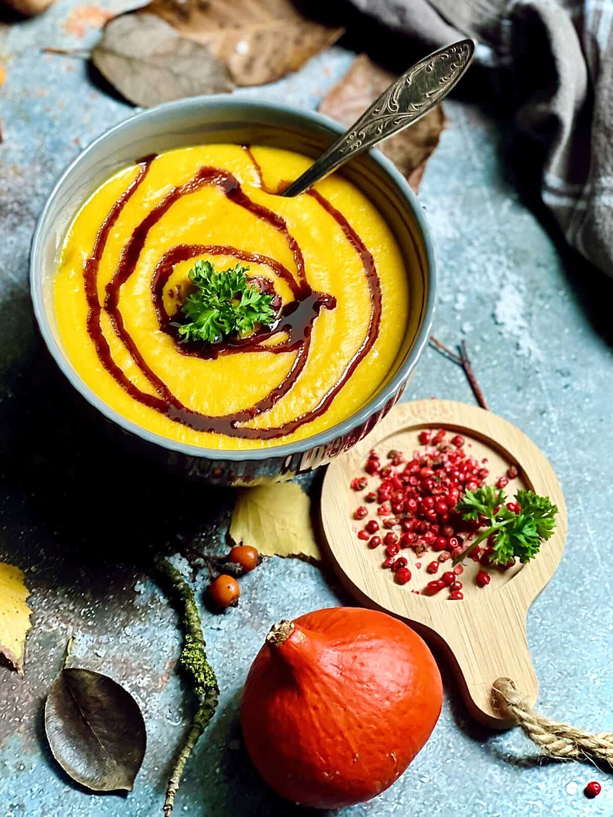 klassische kuerbissuppe