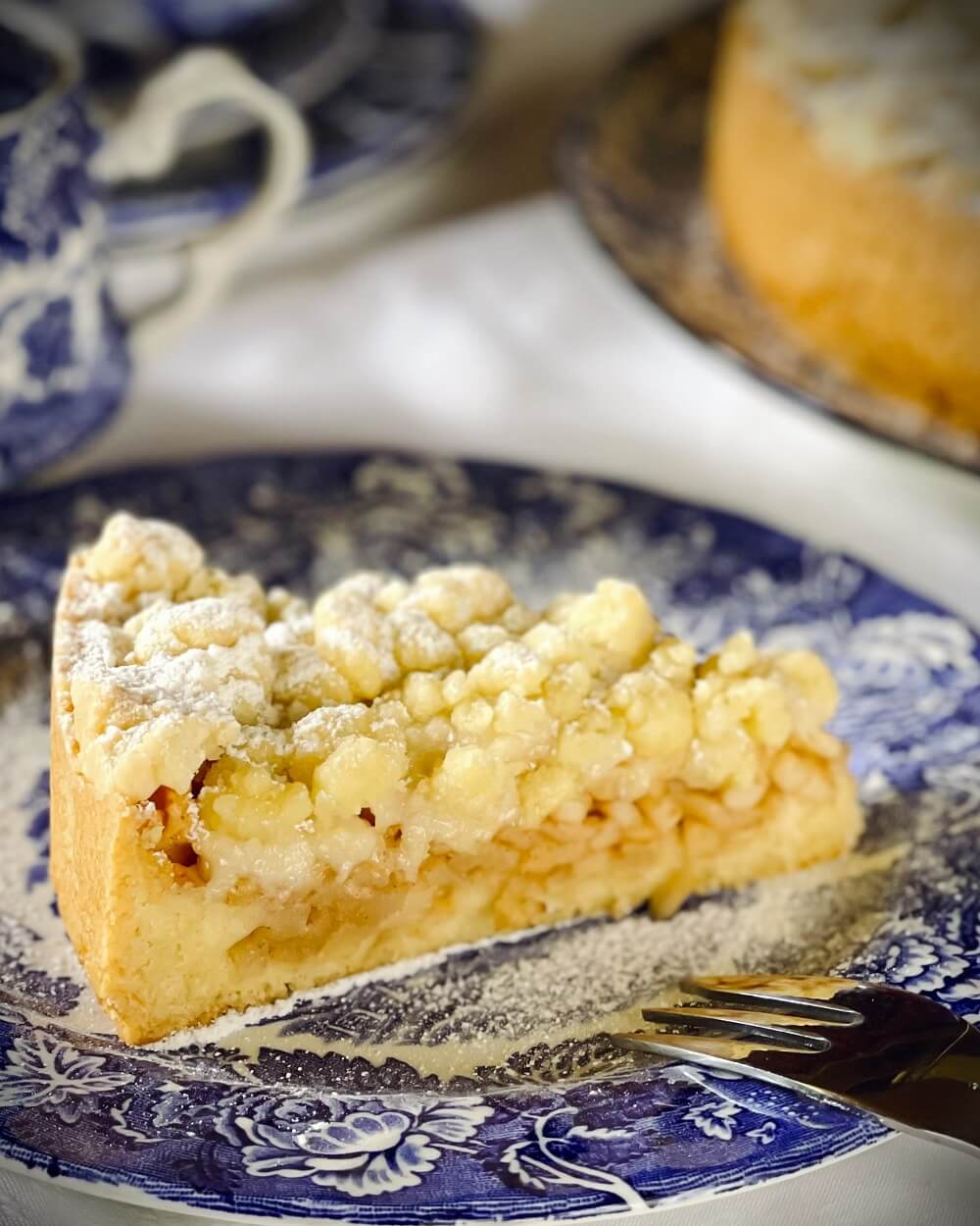 klassischer apfelkuchen mit streusel