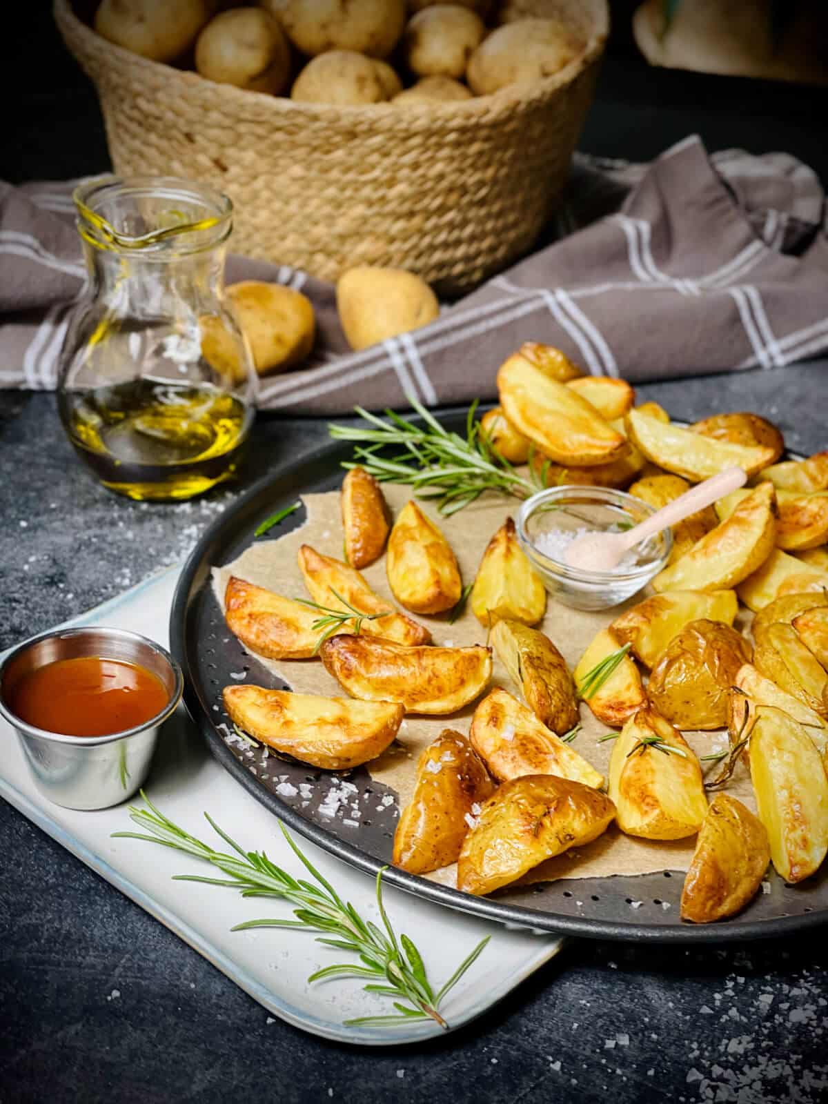 knusprige ofenkartoffeln