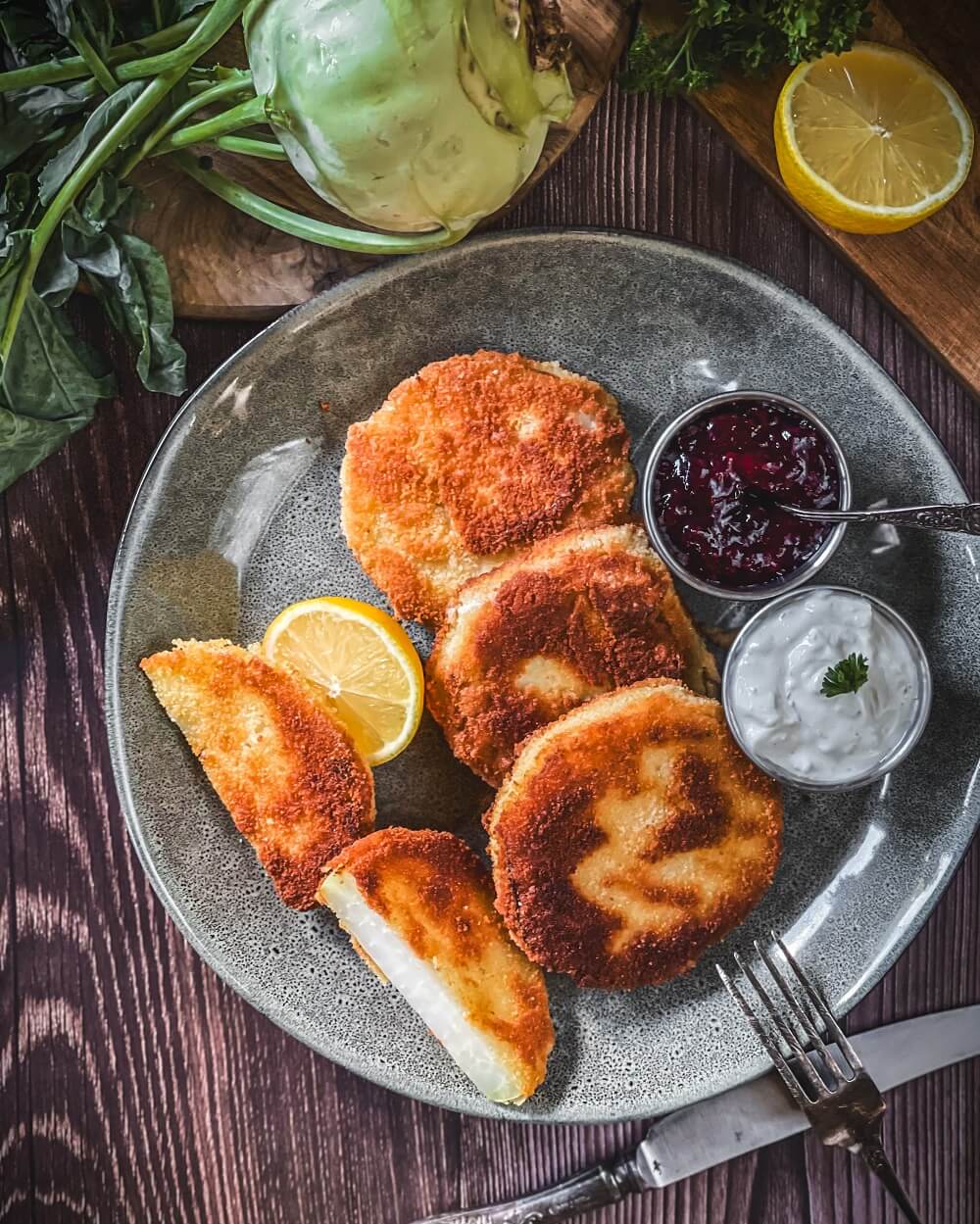 kohlrabi schnitzel beilage