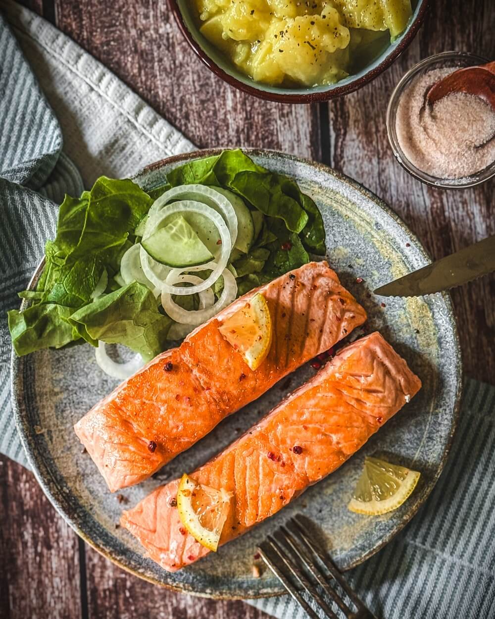 lachs richtig braten