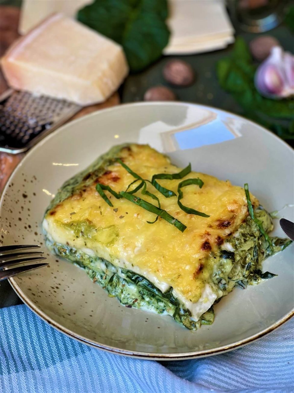 Spinatlasagne: cremig, käsig, lecker &amp; einfach | diefrauamgrill.de