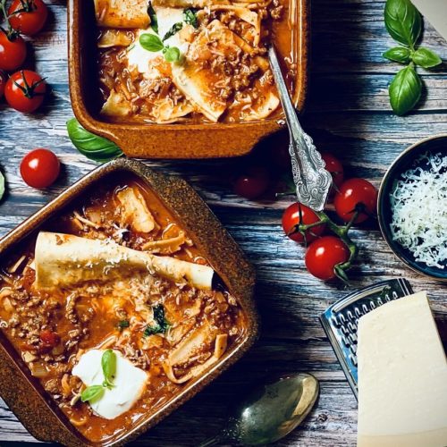 lasagne suppe rezept