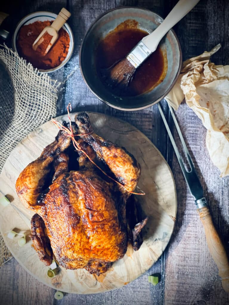 Maishähnchen im Backofen | kross und saftig