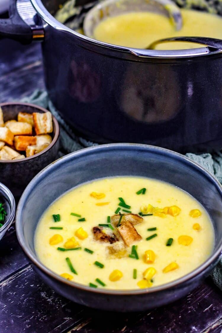 Maissuppe | cremige und leckere Variante