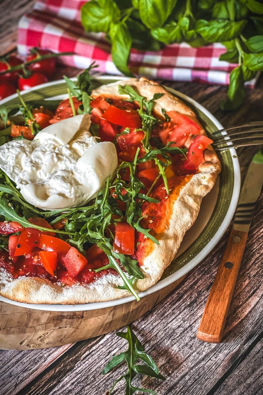pizza burrata rezept