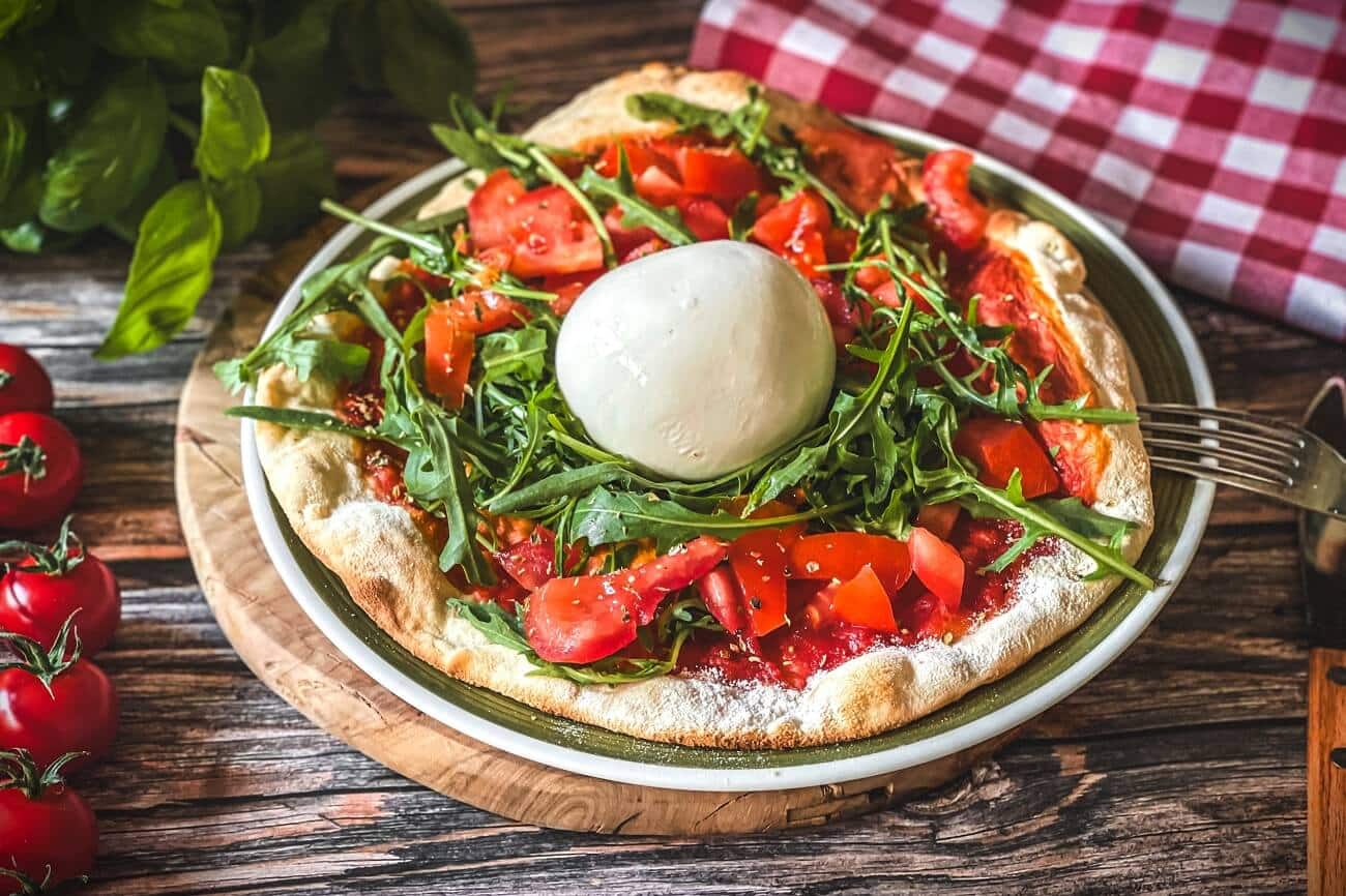 pizza burrata