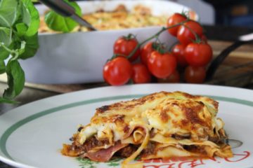 pizza lasagne rezept - friss dich dumm lasagne - die frau am grill