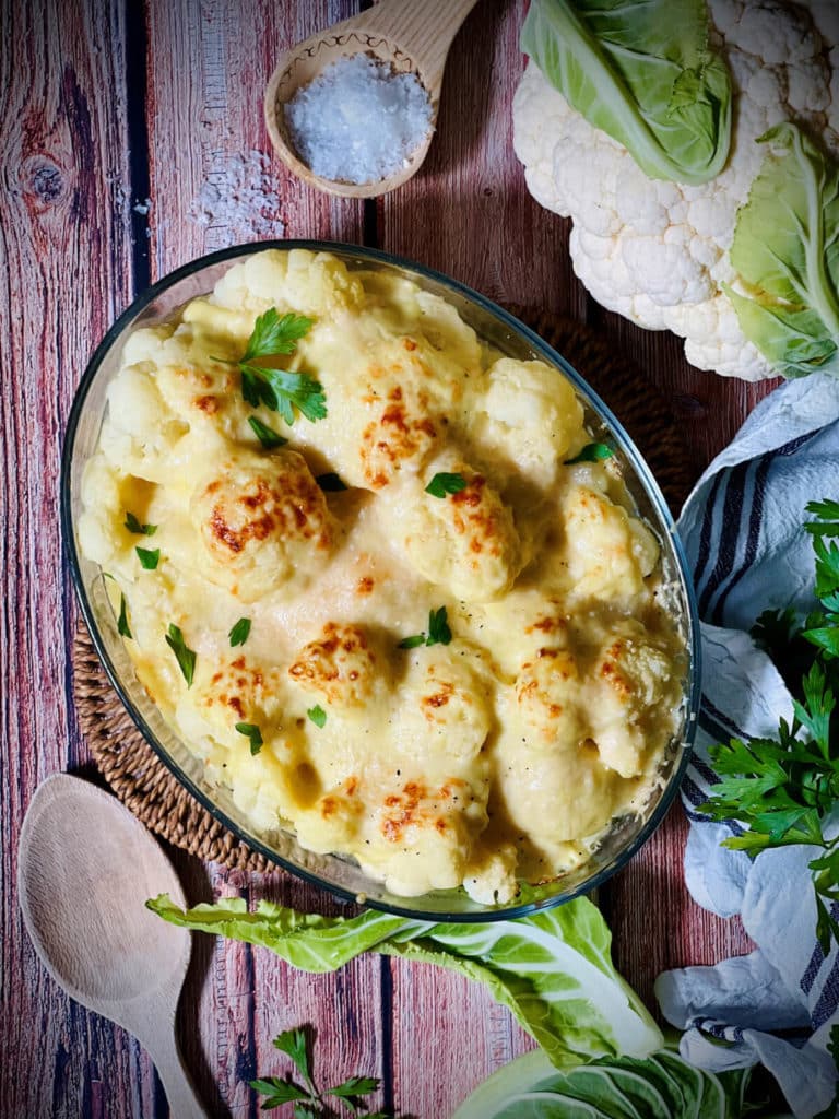 Blumenkohlauflauf | mit Käse überbacken