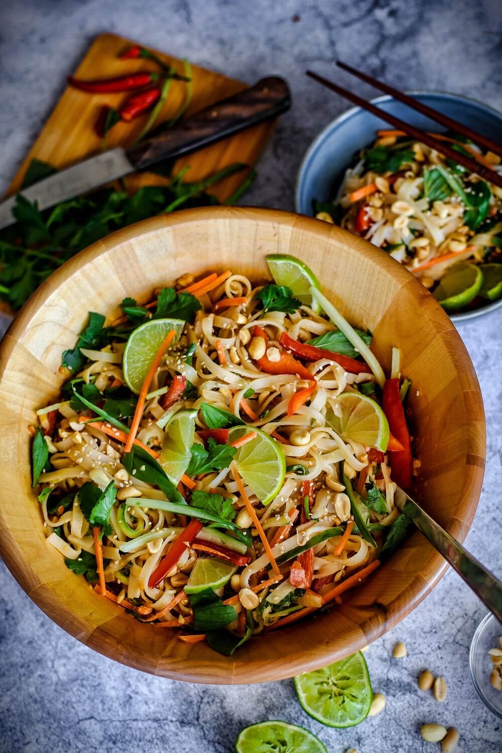 reisnudelsalat selber machen