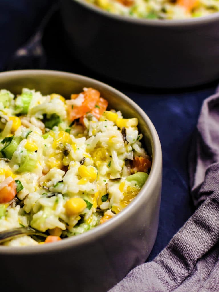 Reissalat mit Paprika und Mandarinen | diefrauamgrill.de
