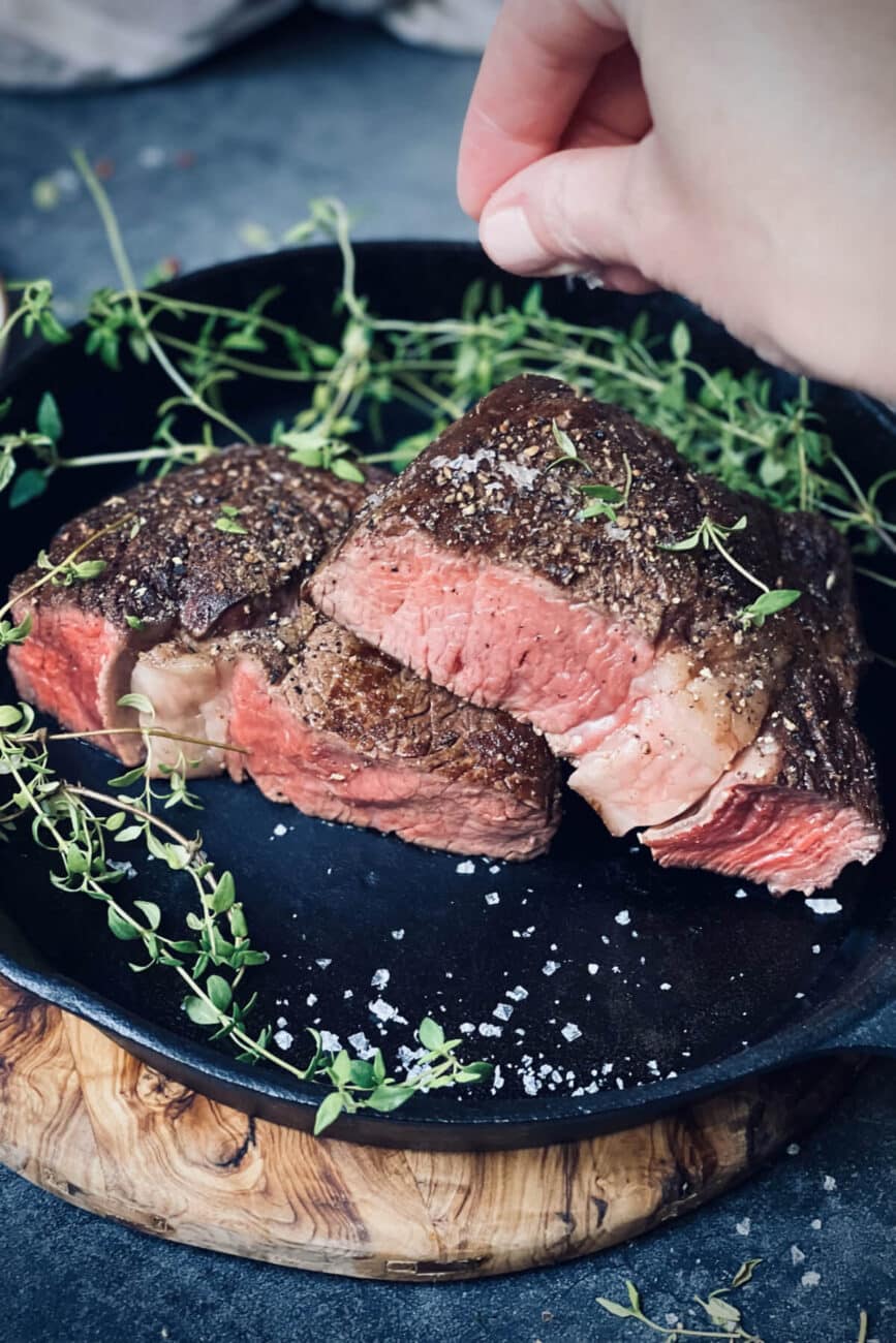 RibEye Braten Das perfekte Steak