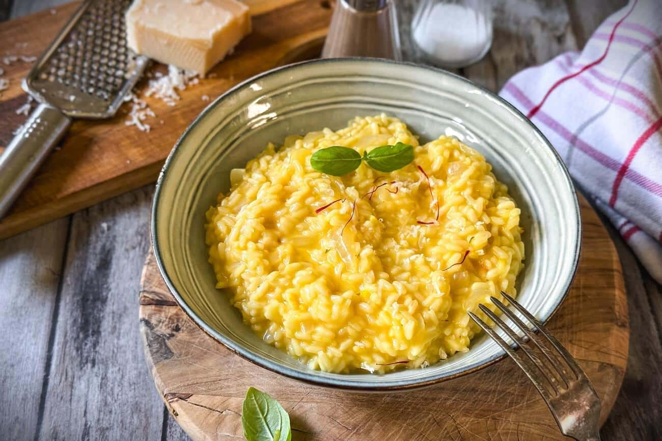 risotto milanese rezept