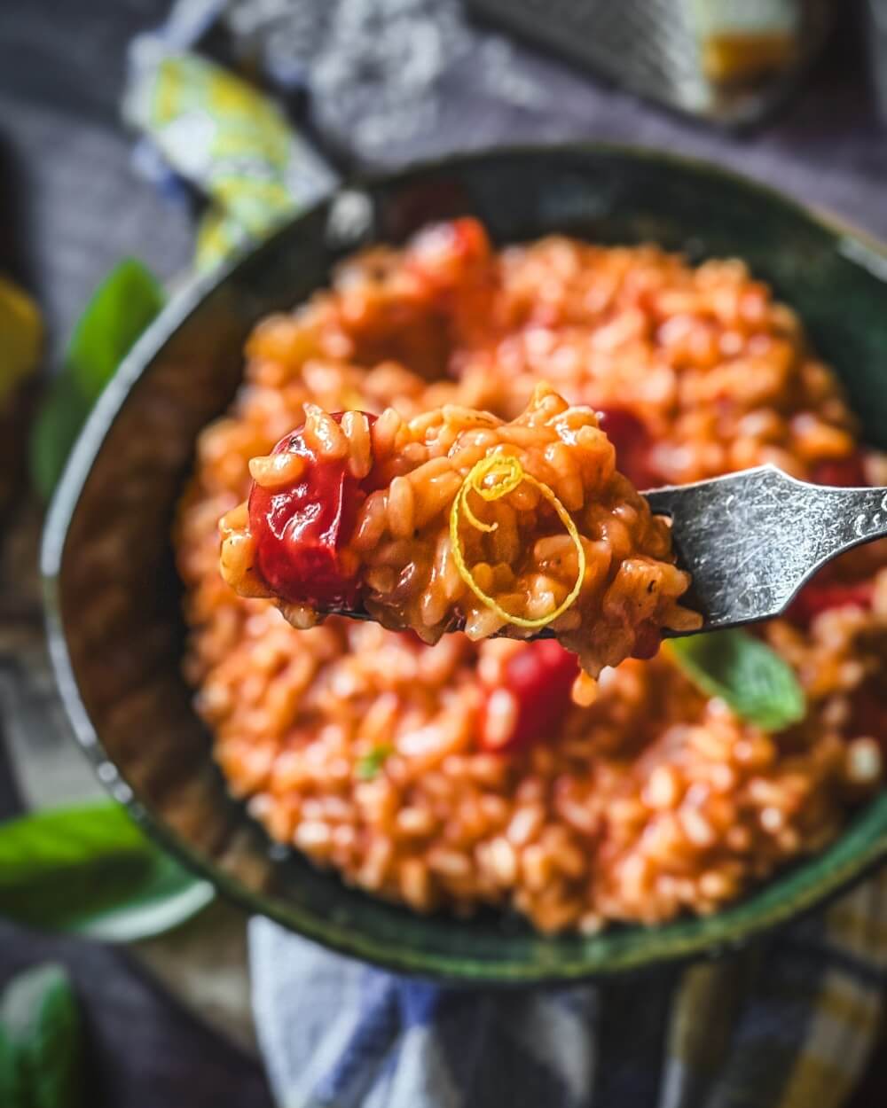 risotto mit tomaten