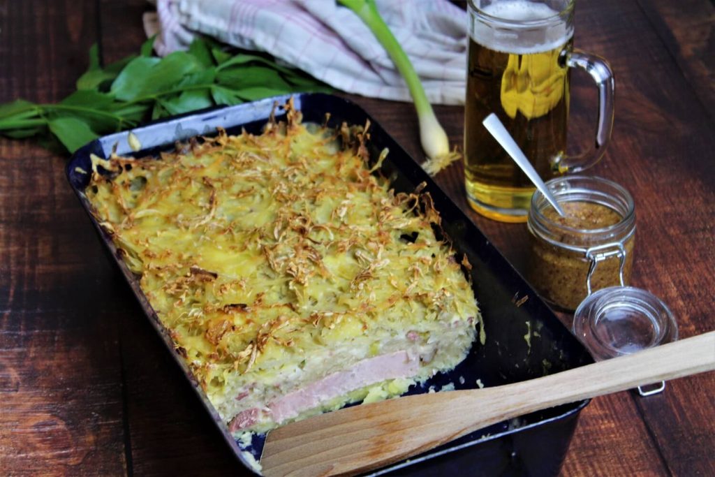 Kassler Im Lauchgratin Mit Kardamom Reis — Rezepte Suchen