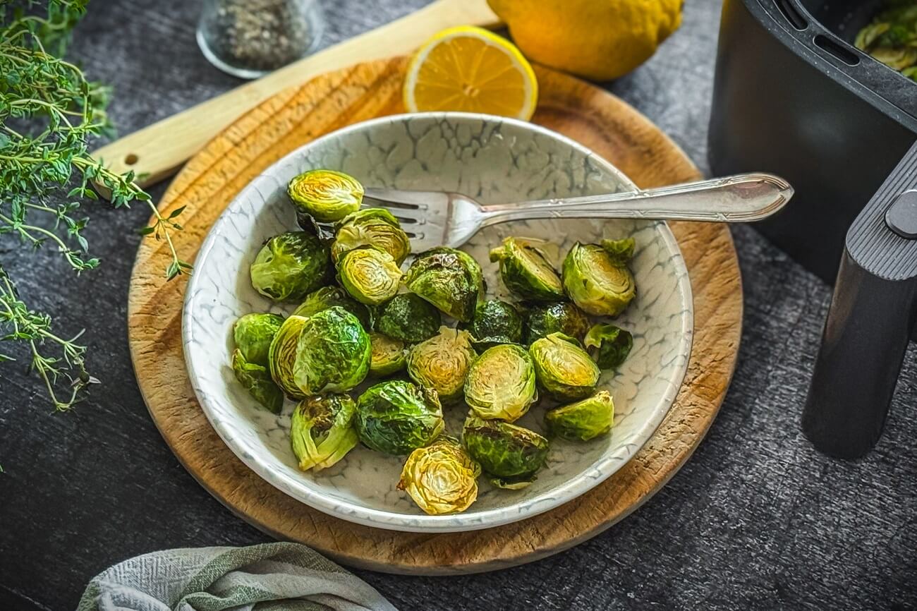 Rosenkohl aus der Heißluftfritteuse