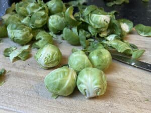 rosenkohl pfanne schritt 1