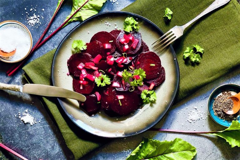 einfaches und schnelles rote beete salat rezept