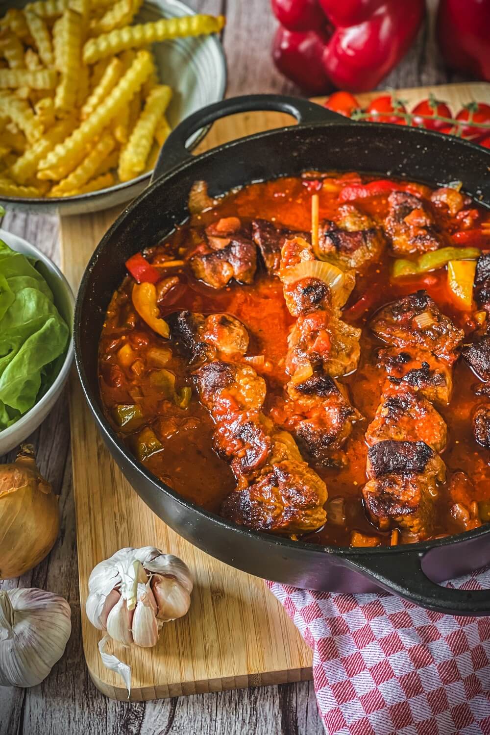 schaschlik im backofen rezept