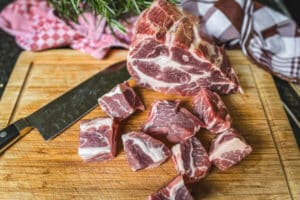 schaschlik im backofen - schritt 1