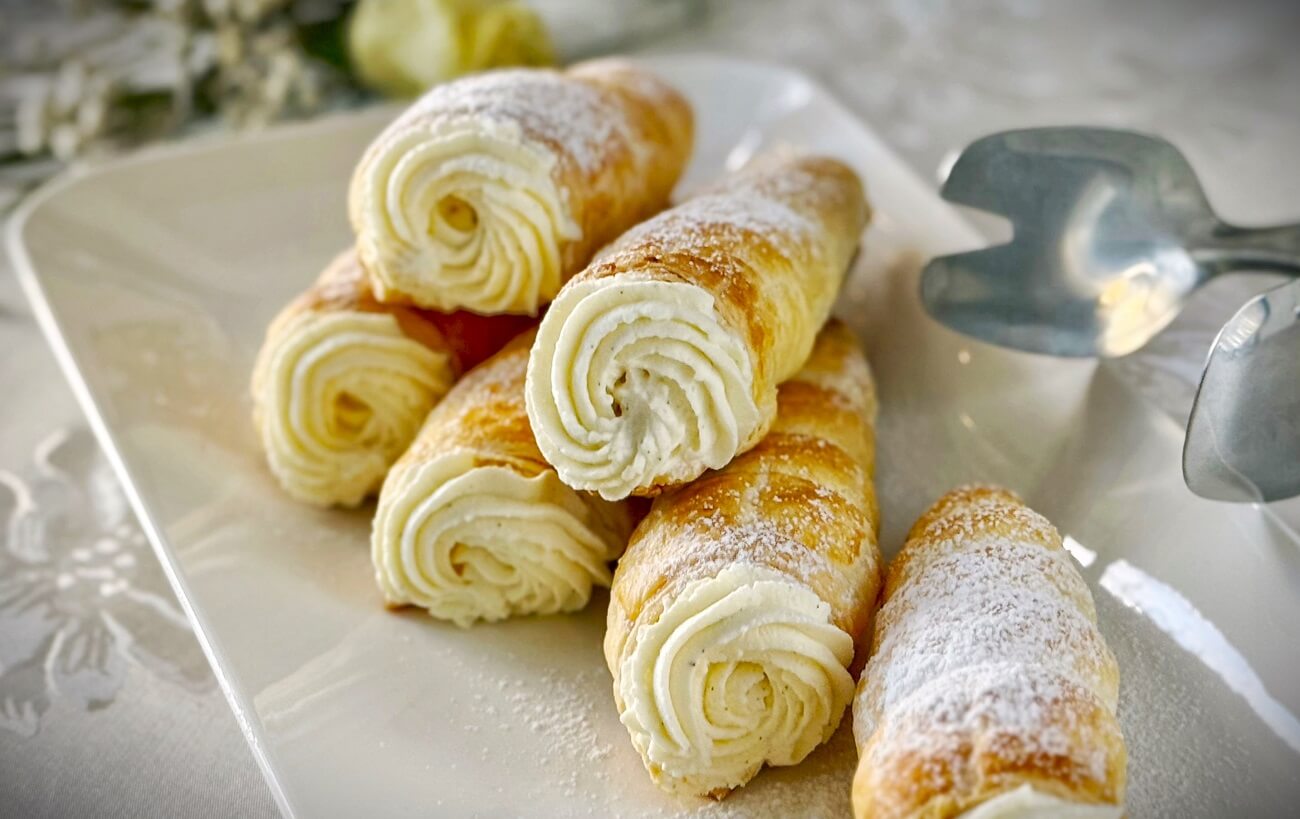 Schillerlocken backen | Schaumrollen Rezept