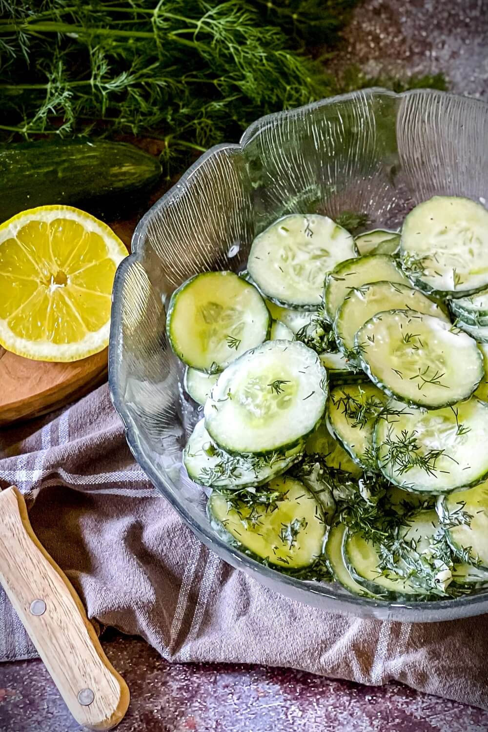 schneller gurkensalat mit sahne