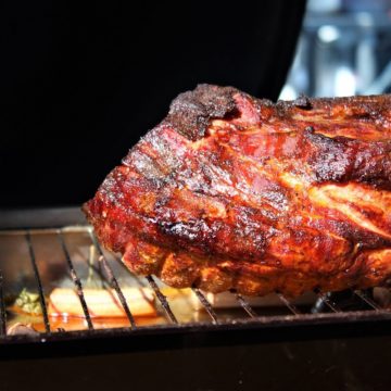 schweinebraten vom kugelgrill