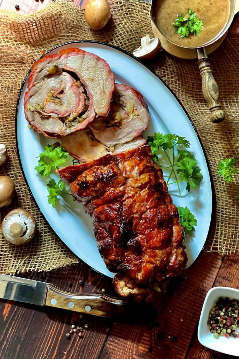 Wie Lange Braucht Ein Spießbraten Im Backofen Spießbraten Rezept für Grill & Backofen | diefrauamgrill
