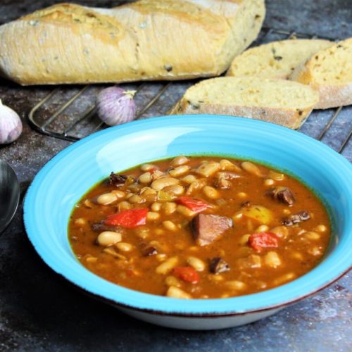 serbische bohnensuppe rezept - die frau am grill
