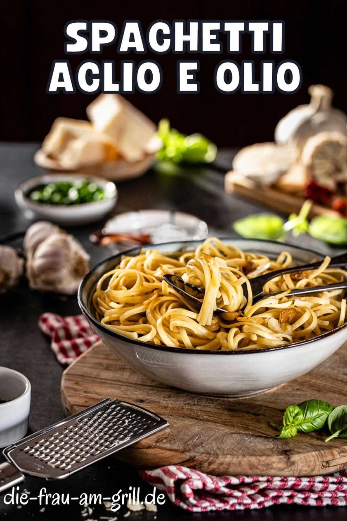 spaghetti mit knoblauch und olivenoel