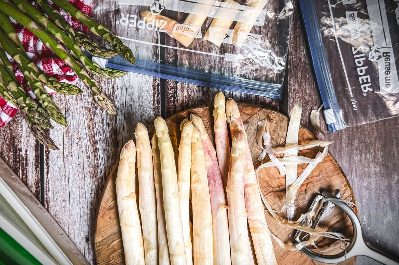 Spargel einfrieren | Geschickte Vorratshaltung