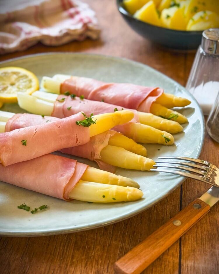 Spargel In Schinken Eingerollt Kalt