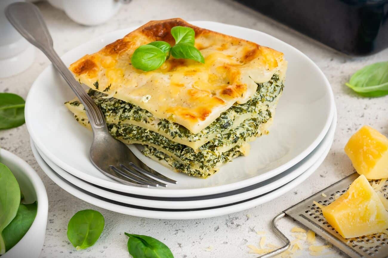 Spinatlasagne | einfaches Rezept
