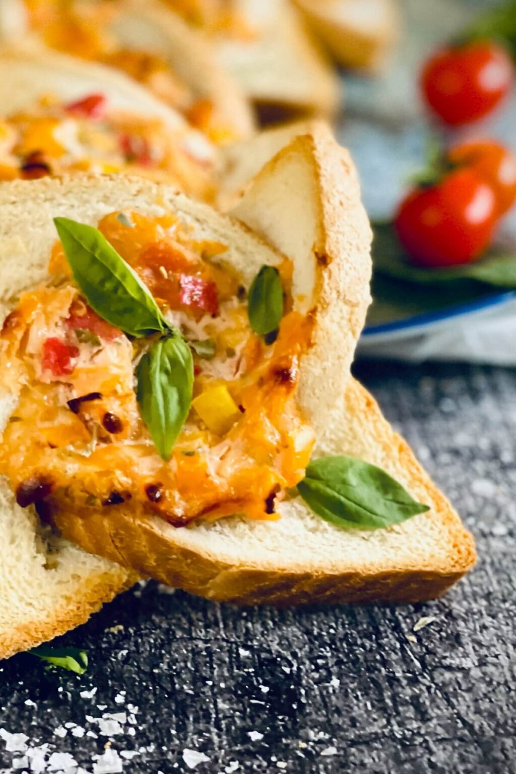 Pizza Toast Mit Creme Fraiche