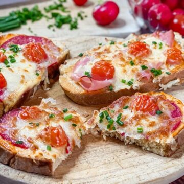 wurstbrot aus der heissluftfritteuse