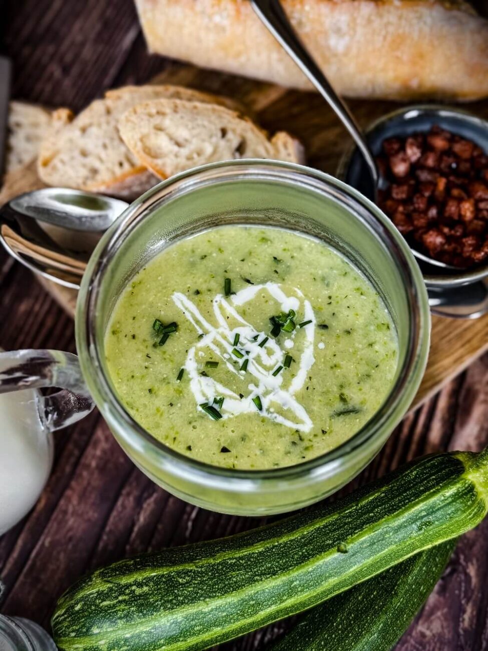 Zucchinicremesuppe Thermomix Mit Sahne