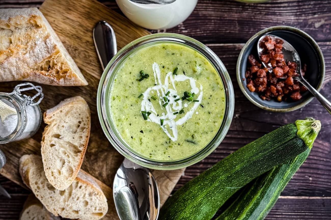 zucchinicremesuppe