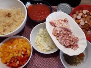 zutaten für sauerkrautsuppe - michael korsikowski - die frau am grill